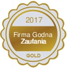 Firma Godna Zaufania Złoty Certyfikat 2017
