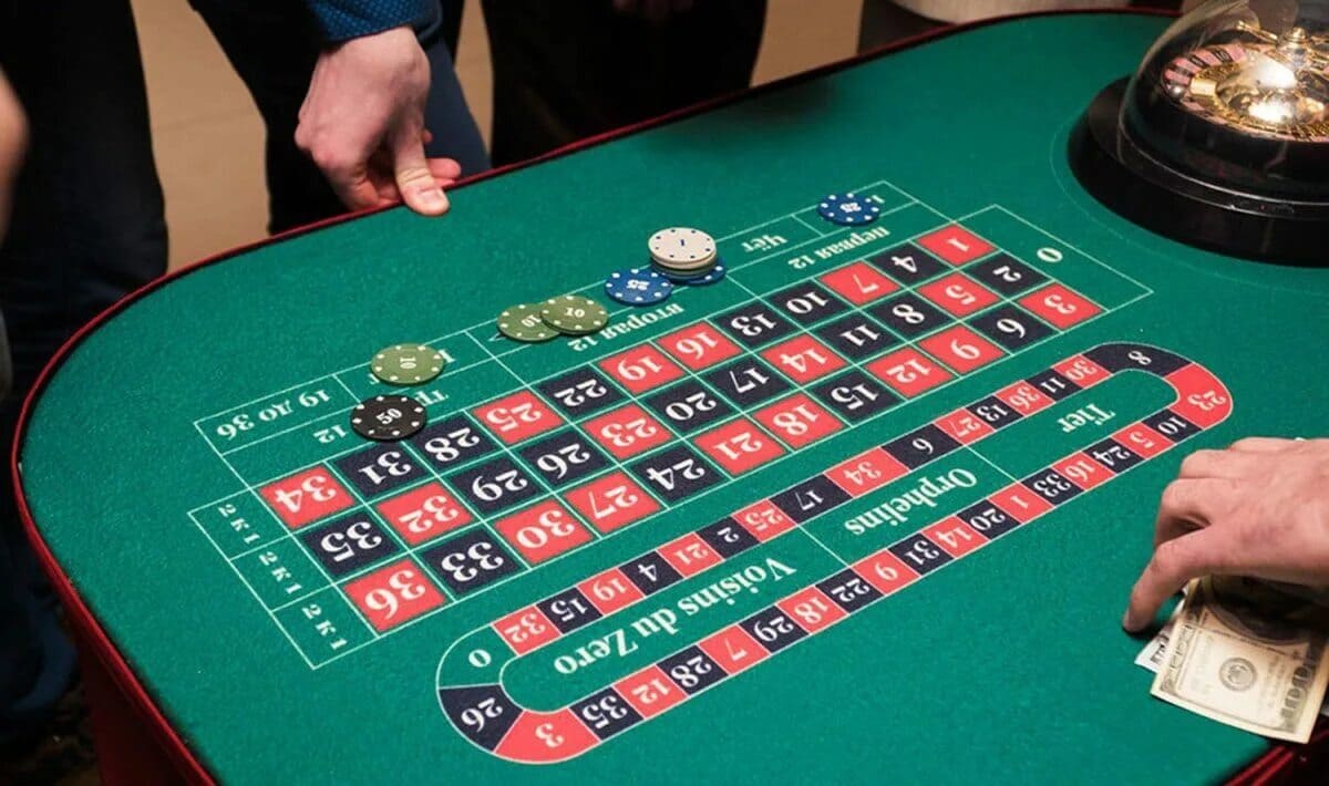 Zdjęcie stołu do Ruletki Amerykańskiej